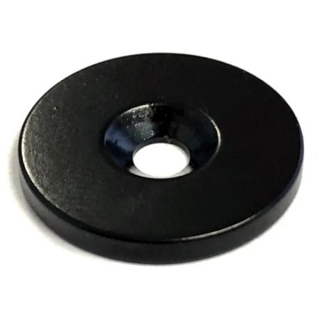 Неодимовый магнит с зенковкой и отверстием, N38, диаметр 20 мм, высота 2,2 мм