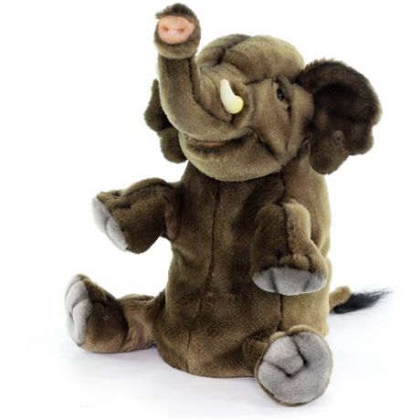 Hansa Creation кукла на руку Слон коричневый