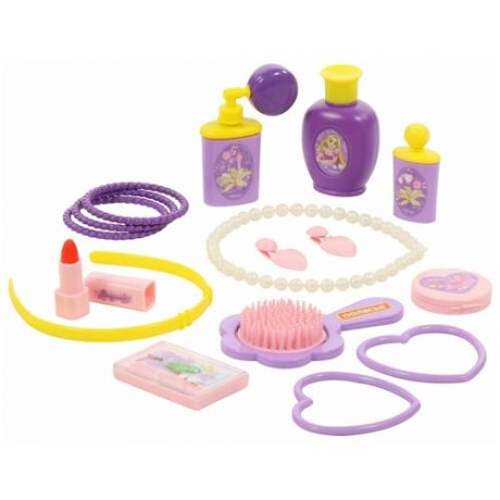 Салон красоты Полесье Disney Рапунцель №2 Cтань принцессой! в коробке (71057), фиолетовый/розовый/желтый