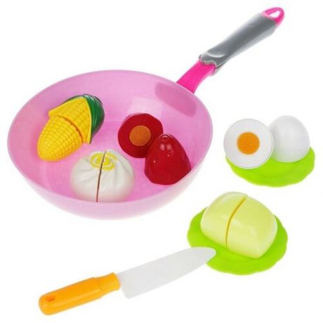 Набор продуктов с посудой Weiyou Toys TP277 разноцветный