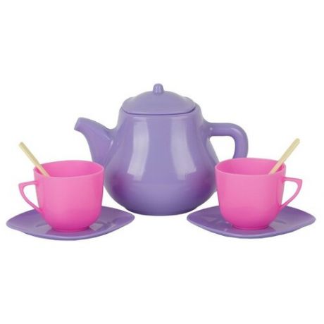 Набор посуды СТРОМ Детский кухонный набор У574 фиолетовый/розовый