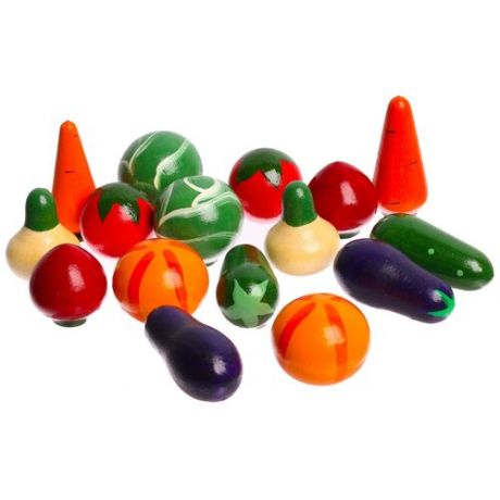 Набор продуктов Нескучные игры Овощи крашеные Р-45/915 разноцветный