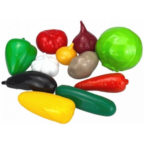 Игровой набор овощи, детские игрушечные продукты, 11 предметов