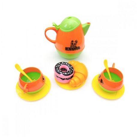 Набор продуктов с посудой Knopa Пора пить чай 87058 разноцветный