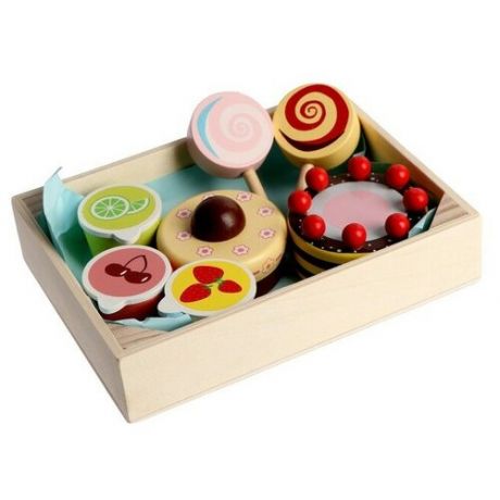 Игровой ящик с продуктами «Сладости» 17×12,5×3,5 см