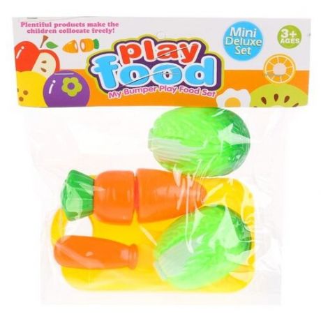 Набор продуктов с посудой Play Food B1663814 разноцветный