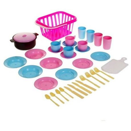 Детский кухонный набор «Пикник», 35 предметов, цвета микс