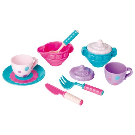 Набор посуды MeLaLa За чашкой чая 62152 розовый/фиолетовый/голубой
