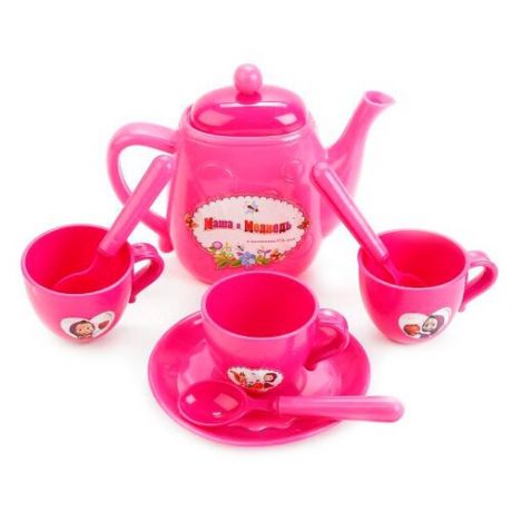 Набор посуды Играем вместе Маша и Медведь B1194652-R розовый