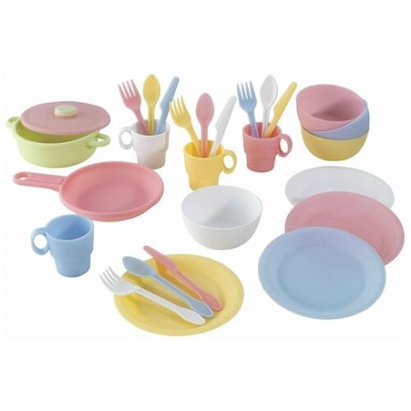 Кухонный игровой набор посуды Пастель
