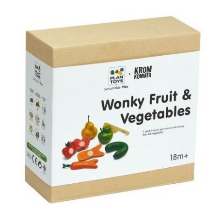 Игровой набор Plan Toys Нарежь фрукты и овощи