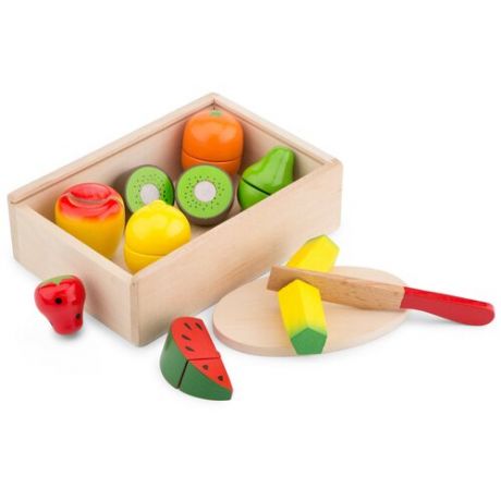 Набор продуктов New Classic Toys Коробка с фруктами 10581 разноцветный