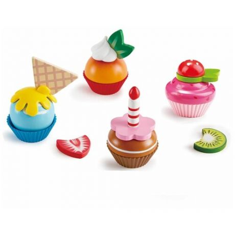 Набор продуктов Hape Cupcakes E3157 разноцветный