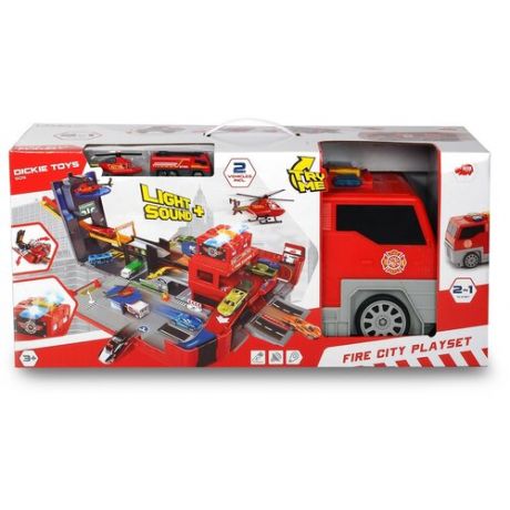 Набор Складная пожарная машина, 49 см свет звук Dickie Toys 3719005