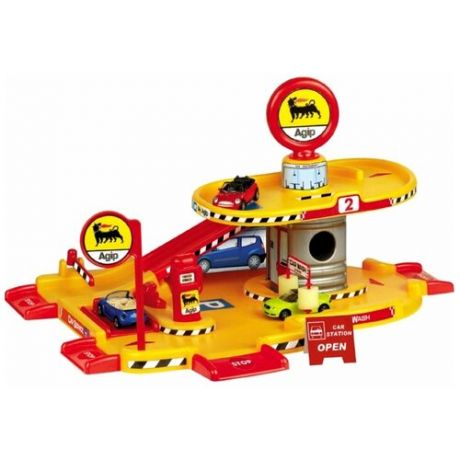 Детская игрушечная двухуровневая парковка Faro 701