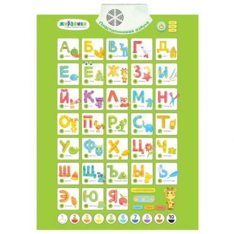 Электронный плакат Жирафики Пластилиновая азбука