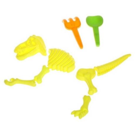 Песочный набор «Раскопки динозавра», 9 предметов, Микс