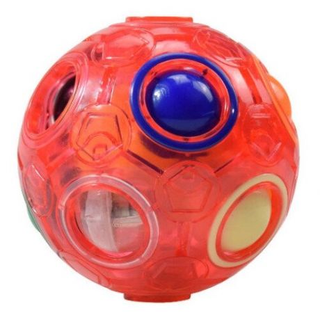 Головоломка светящийся Орбо шар антистресс / Jiehui cube ball red