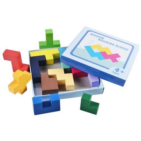 Головоломка S+S Toys Танграм разноцветный
