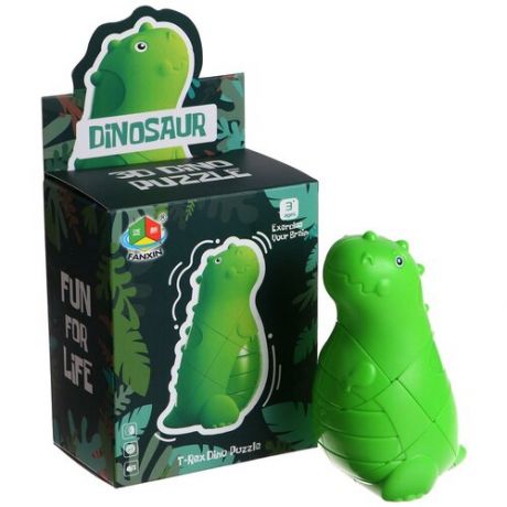 Головоломка «Динозавр», цвет зелёный