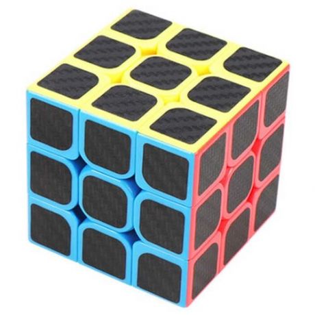 Головоломка кубик 3*3*3 (карбон) Magic Cube