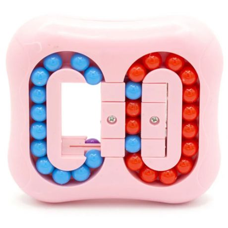 Головоломка IQ Ball, развивающая игра, головоломка шар Кубик Рубика антистресс Puzzle Ball для взрослых и детей, розовая