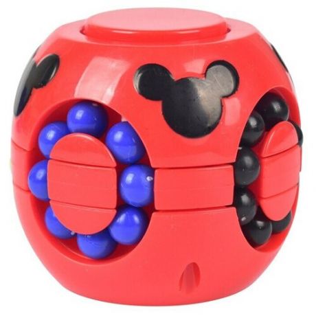 Спиннер куб-головоломка "2 в 1", игрушка антистресс, красная