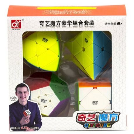 Набор головоломок QiYi MoFangGe Non-Cubic Gift Box 2 4 шт. color