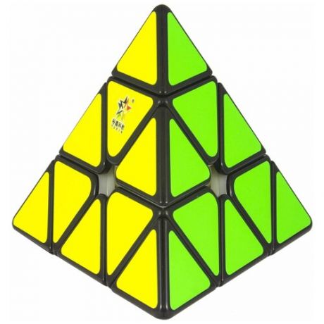 Головоломка пирамидка магнитная профессиональная Yuxin Huanglong Pyraminx M, black