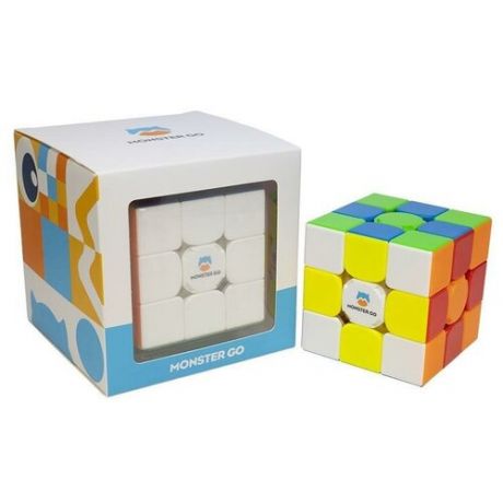 Умный магнитный бюджетный кубик Рубика Gan Monster Go 3x3 AI, color