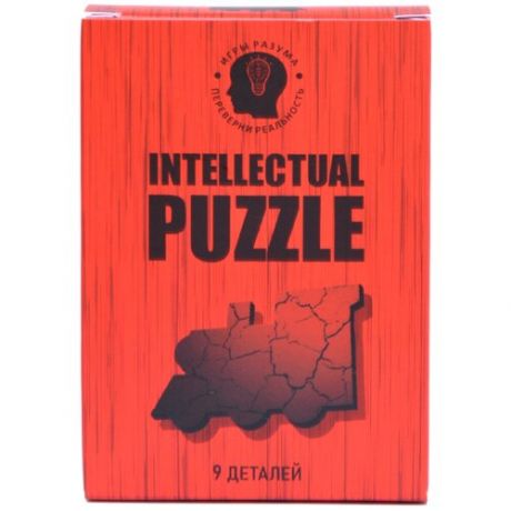 Головоломка Паровоз (9 деталей) iq пазл Игры разума Intellectual puzzle Интеллектуальный пазл