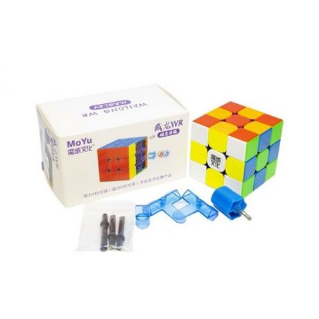 Кубик Рубика магнитный профессиональный скоростной MoYu WeiLong WR M 3x3 Maglev, color