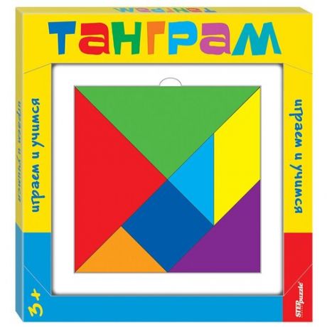 Головоломка Step puzzle Танграм (89812) разноцветный