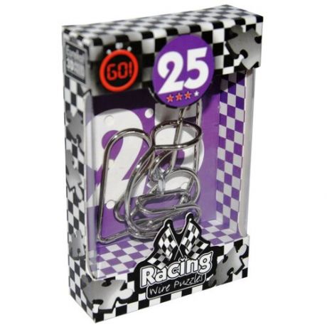 Головоломка Eureka 3D Puzzle Racing Wire Puzzles 25 сложность 3 (473295) серый