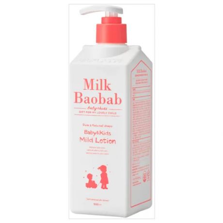 Детский лосьон для тела успокаивающий Milk Baobab Baby & Kids Mild Lotion, 500 мл