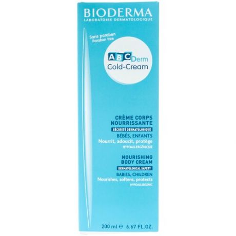 Bioderma ABCDerm Колд-крем для тела 200 мл