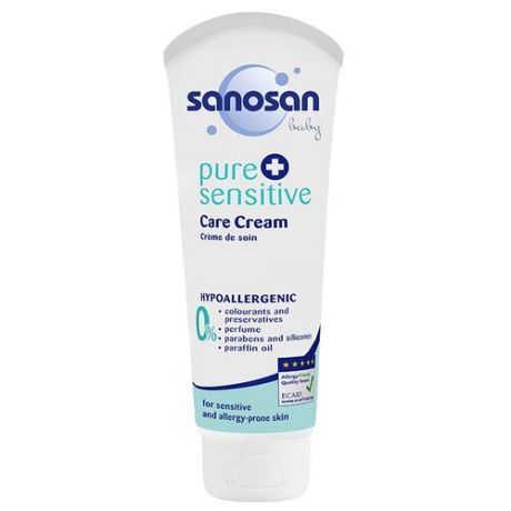 Sanosan Детский крем Pure+Sensitive для ухода за младенцем 100 мл