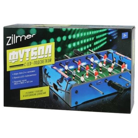 Настольная игра Zilmer Футбол, с LED-подсветкой, 50.5*30.5*9.5 см ZIL0501-022