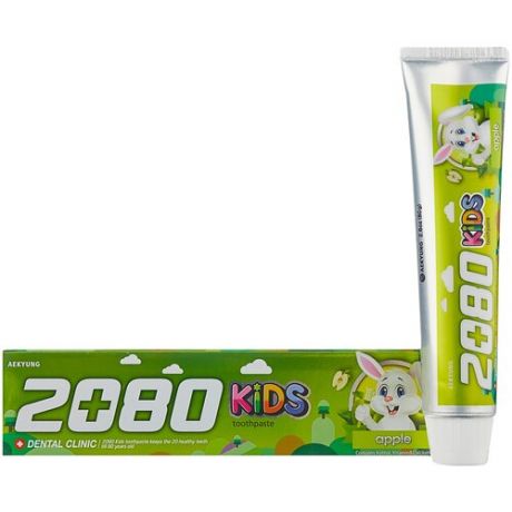 Зубная паста Dental Clinic 2080 Kids Apple 2+, 80 г