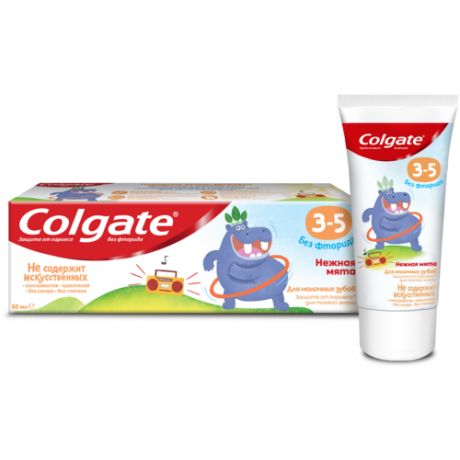 Зубная паста Colgate Нежная мята 3-5 лет, 60 мл