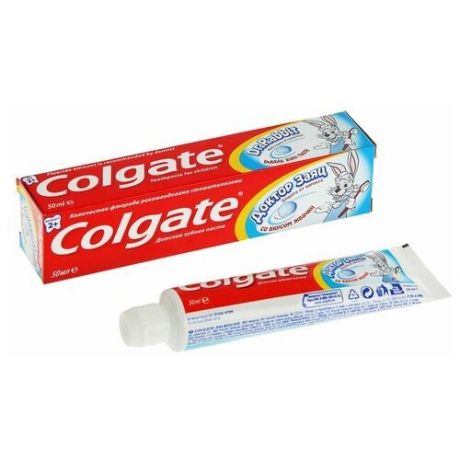 Детская зубная паста Colgate «Доктор Заяц», со вкусом жвачки, 50 мл