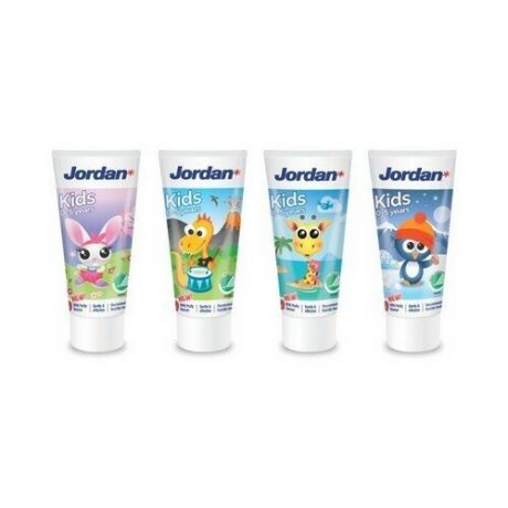 Детская зубная паста Jordan Kids, 0-5 лет