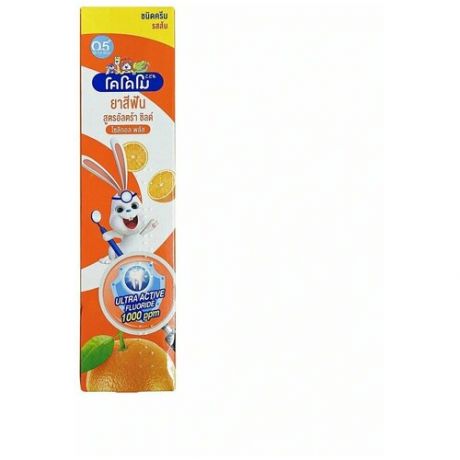 Lion Thailand Kodomo паста зубная для детей с 6 месяцев с ароматом апельсина, 65 г