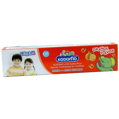 Зубная паста KODOMO Апельсин 0.5 +, 65 г