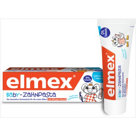 Зубная паста Elmex для детей от 0 до 2 лет, 50 мл