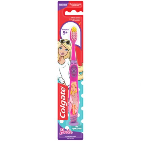 Зубная щётка Colgate для детей Spaiderman Barbie cтарше 5 лет 21494