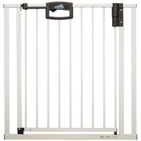 Geuther Ворота безопасности Metal EasyLock Plus, 80.5 - 88.5 см белый