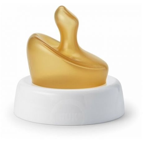 Соска NUK First Choice латексная для детей с расщелиной верхней губы 0м+ желтый
