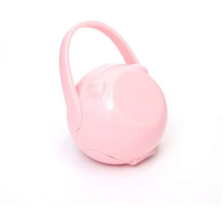Контейнер для сосок и пустышек "Мишка", цвет розовый