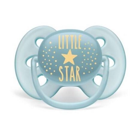 Пустышка PHILIPS AVENT SCF528/01 Ultra soft Hello star с футляром